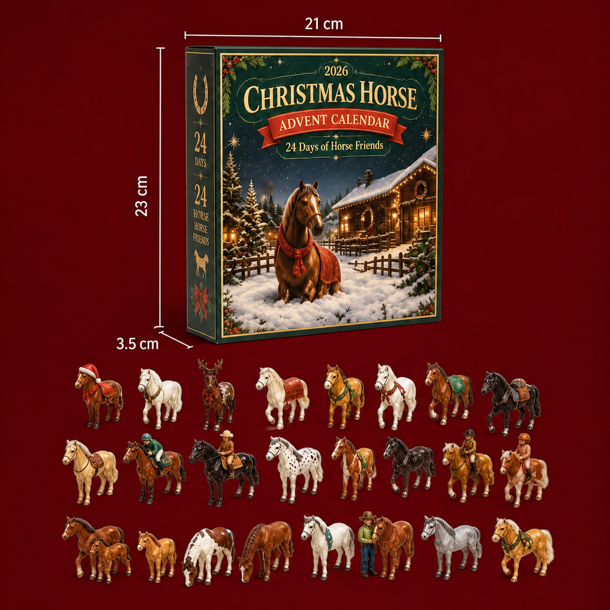 Adventskalender für Pferdeliebhaber – 24 Tage voller Weihnachtsüberraschungen