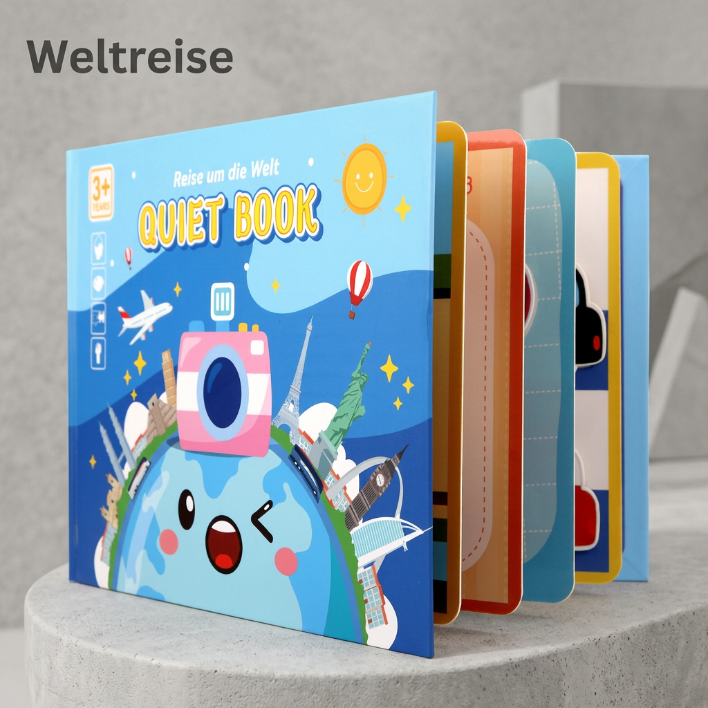 QuietBook – Robustes Montessori-Geschichtenbuch