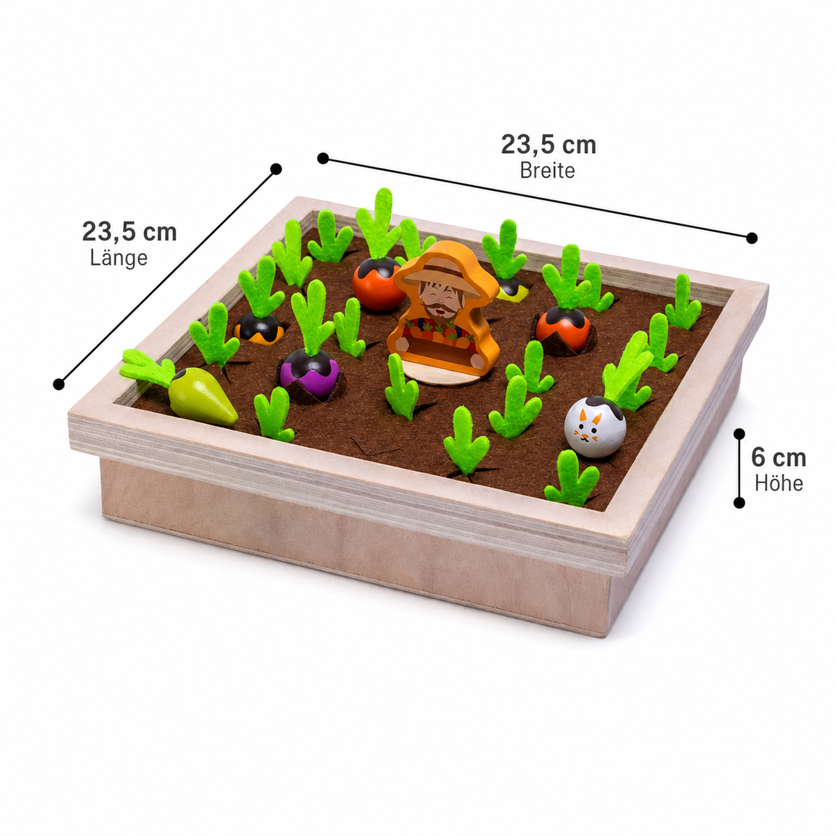 Montessori-Filzspielzeug Bauernhof