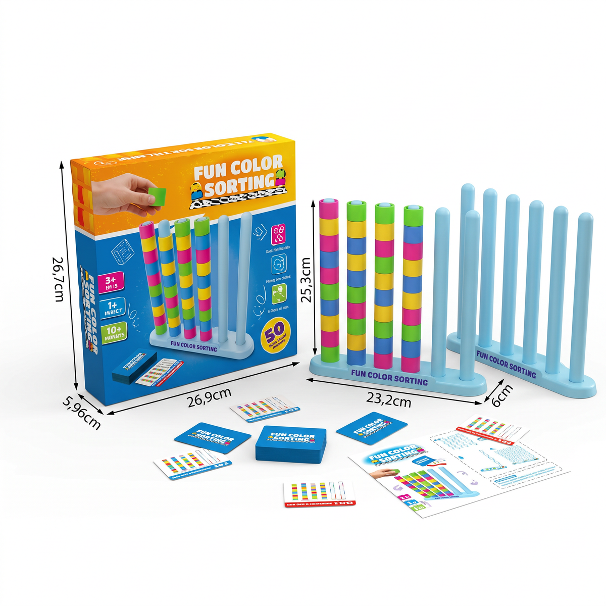 Color Stack Challenge – Rasantes Farbzuordnungsspiel für Partys und die ganze Familie