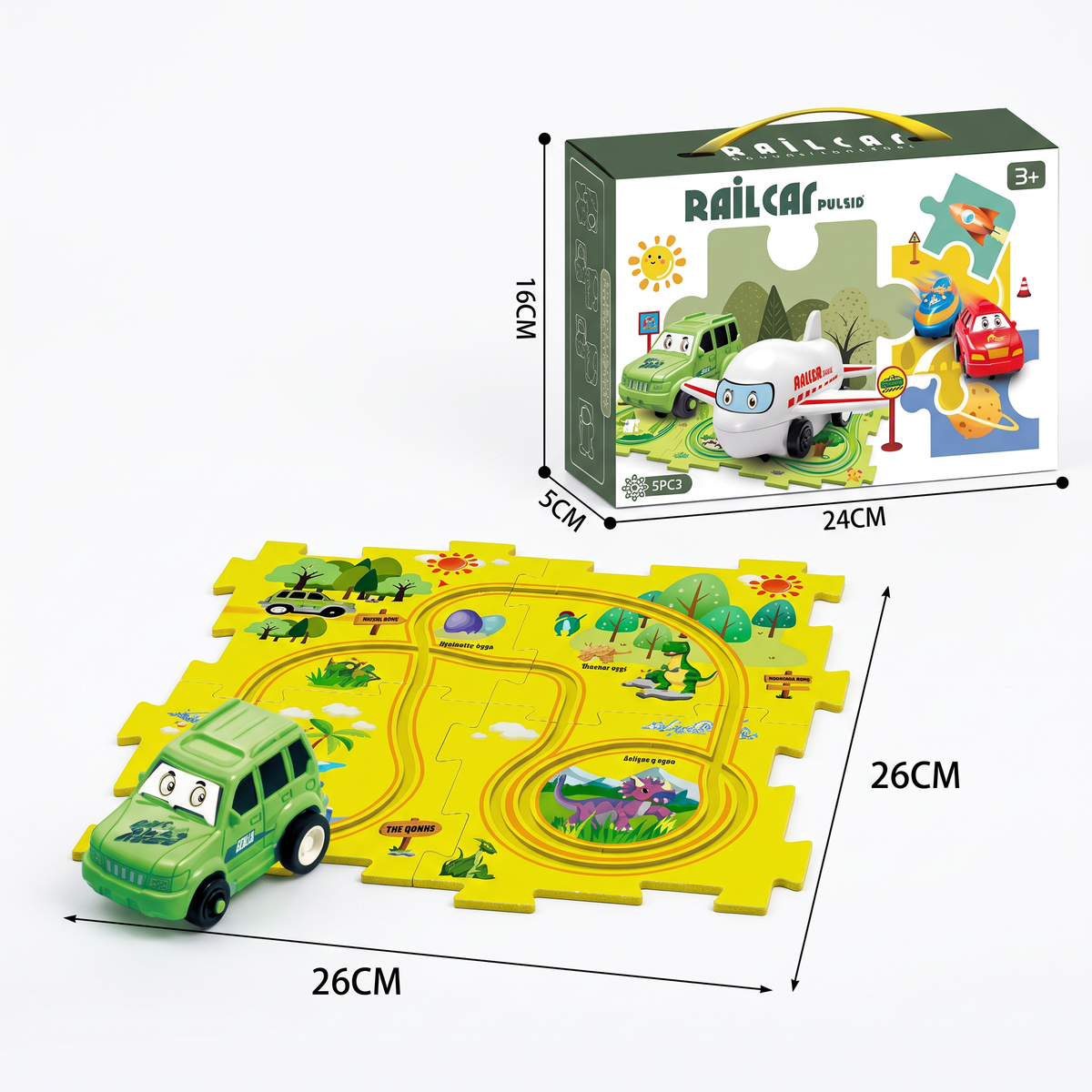 Bauen & Rennstrecke – Bauen, Spielen & Entdecken!