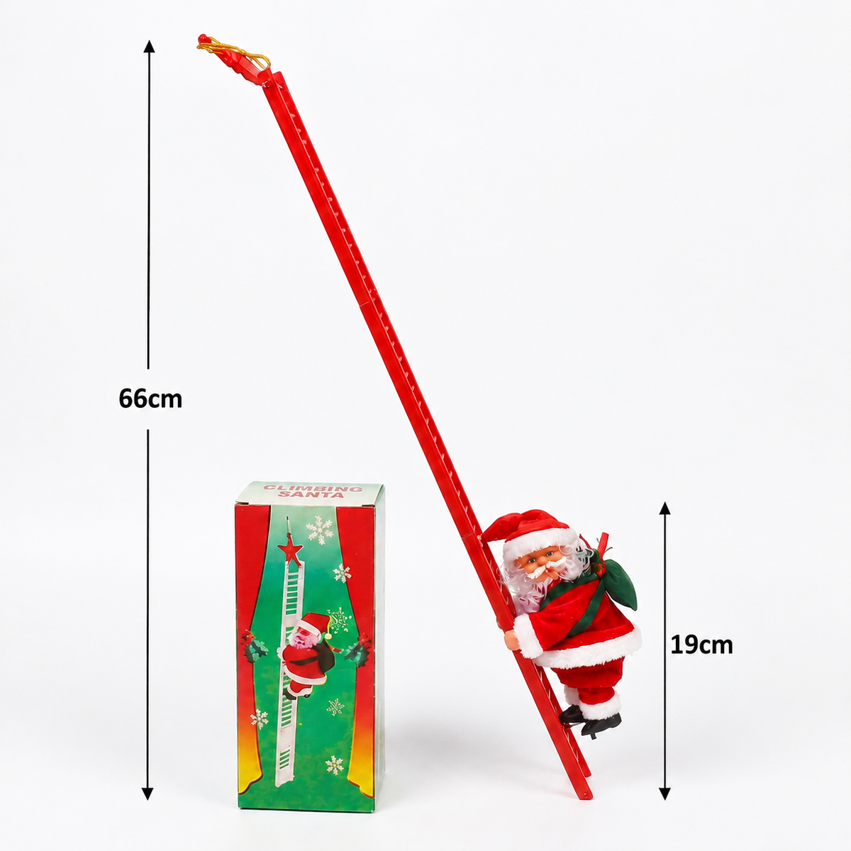 Leder-Kletternder Weihnachtsmann