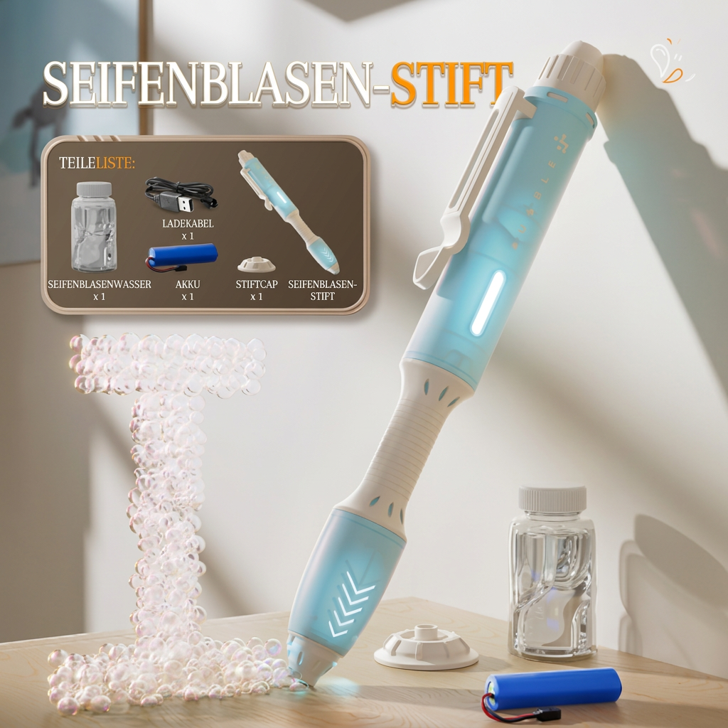 Magic Bubble Blaster Pen – Automatischer Seifenblasenstab für Kinder