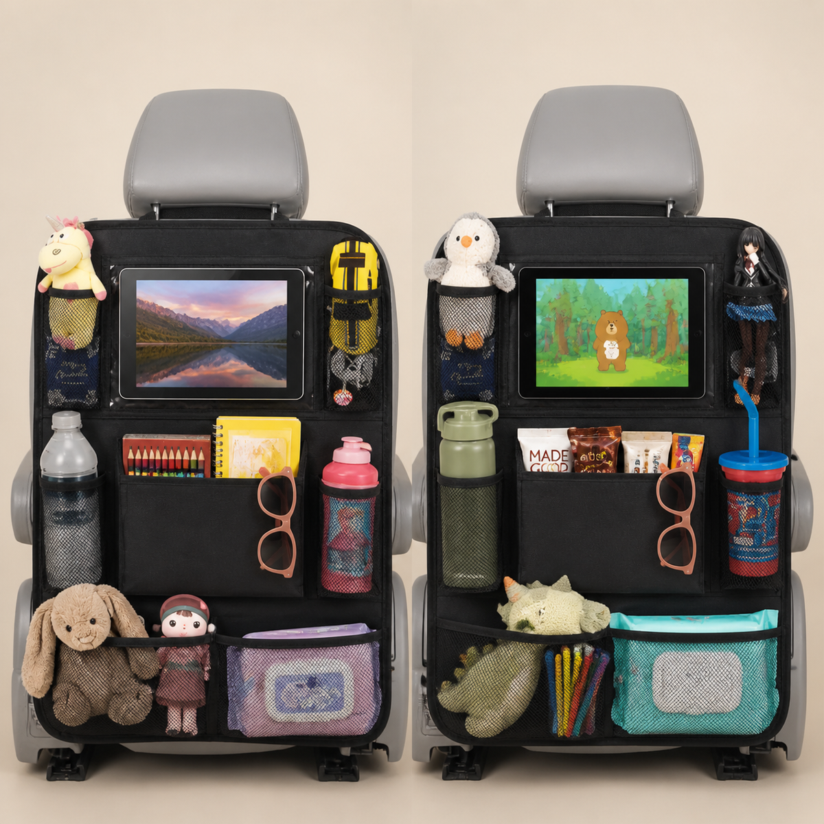 Auto Sitzschutz und Organizer für Kinder