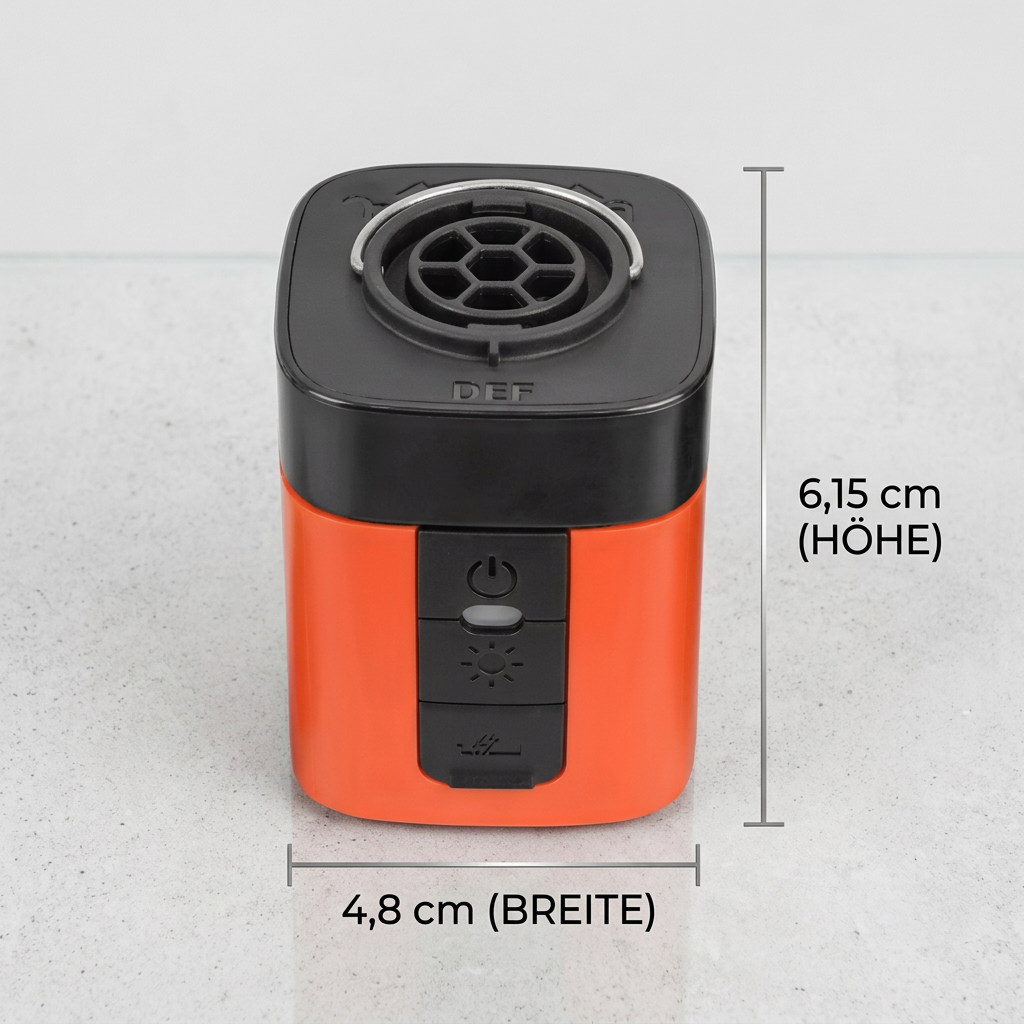 Tragbare Mini-Luftpumpe mit LED-Licht – schnelles Aufpumpen und Ablassen