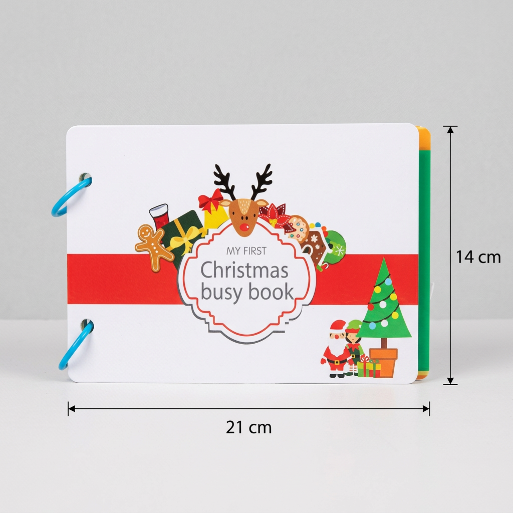 Montessori-Weihnachts-Beschäftigungsbuch