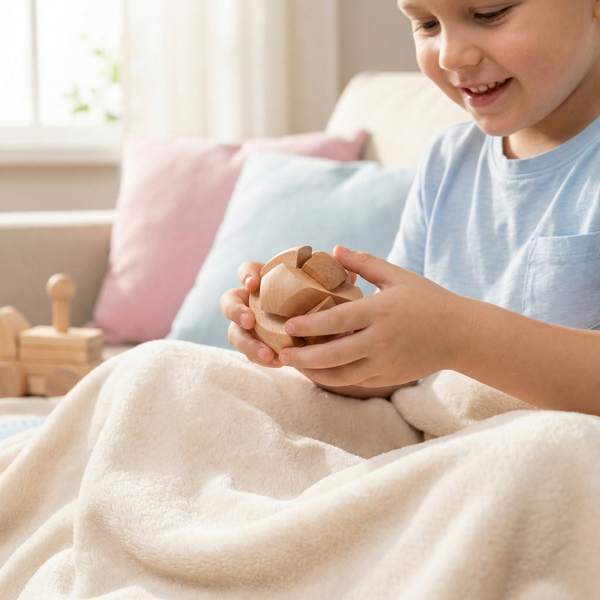 Montessori 3D-Holz-Geduldsspiel – Lernspielzeug für die frühe Förderung