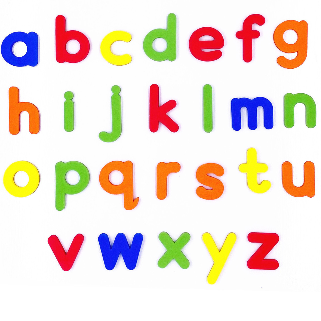 Badespielzeug mit Buchstaben, Formen & Farben