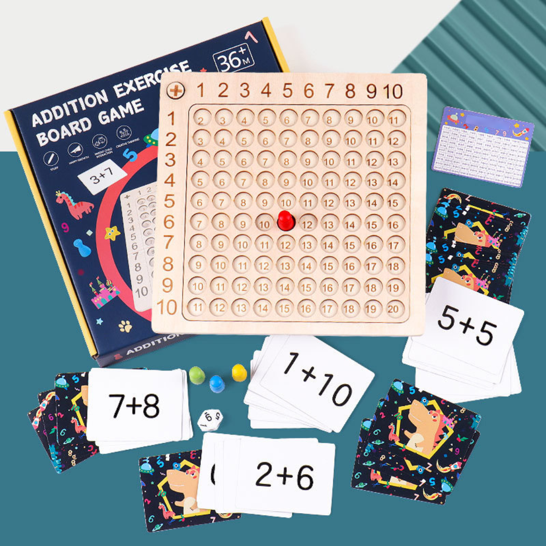 Zahlenreise – Mathe-Lernbrett