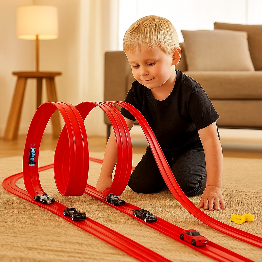 Flexibles Rennbahn-Set