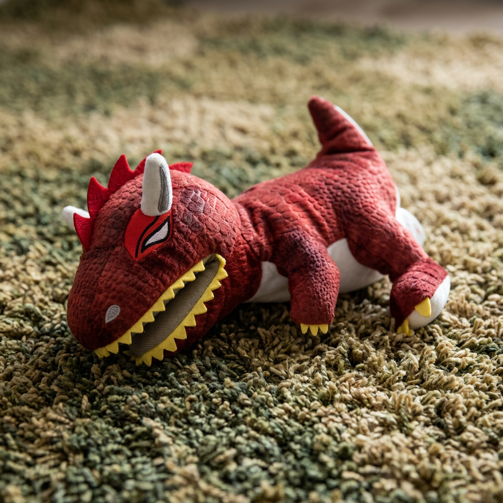 Lustige Dinosaurier-Plüsch-Handpuppe
