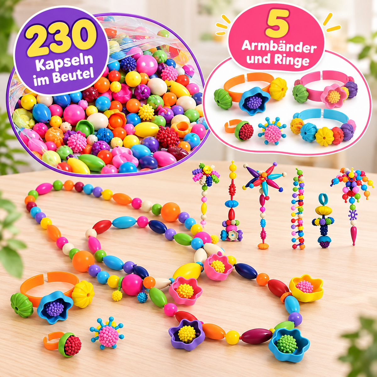 Schmuck-Bausteine für Kinder