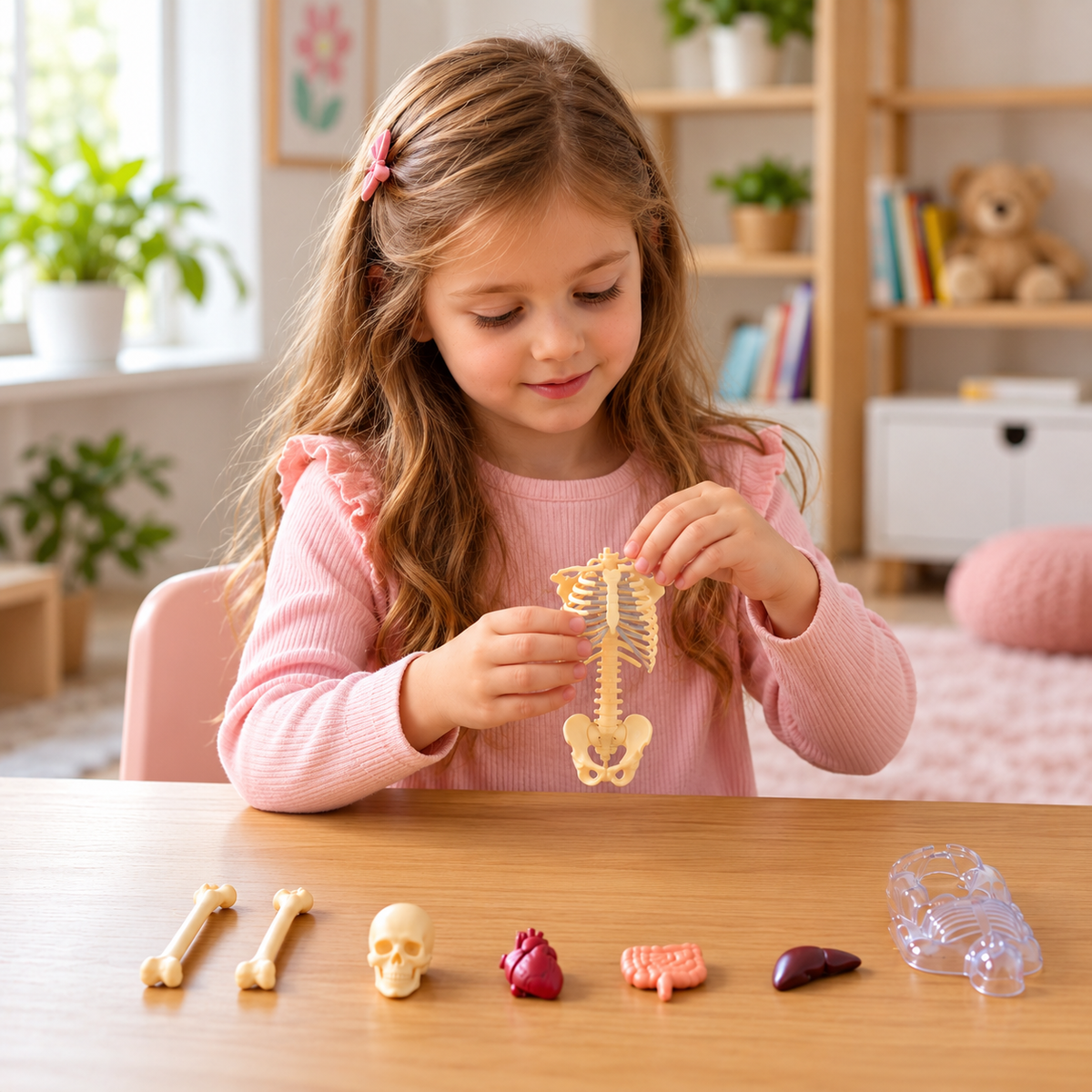 MINT-Lernset zur menschlichen Anatomie mit selbst zusammenbaubarem Organmodell