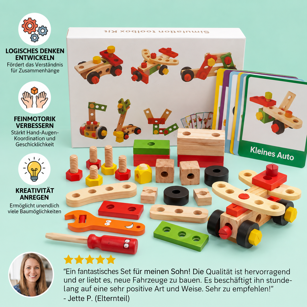 WoodCraft – Lernset für Kinder