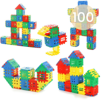 Bausteine – Fördern die Kreativität – Hausbau-Set