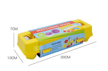 Montessori-Eier mit Formen und Farben