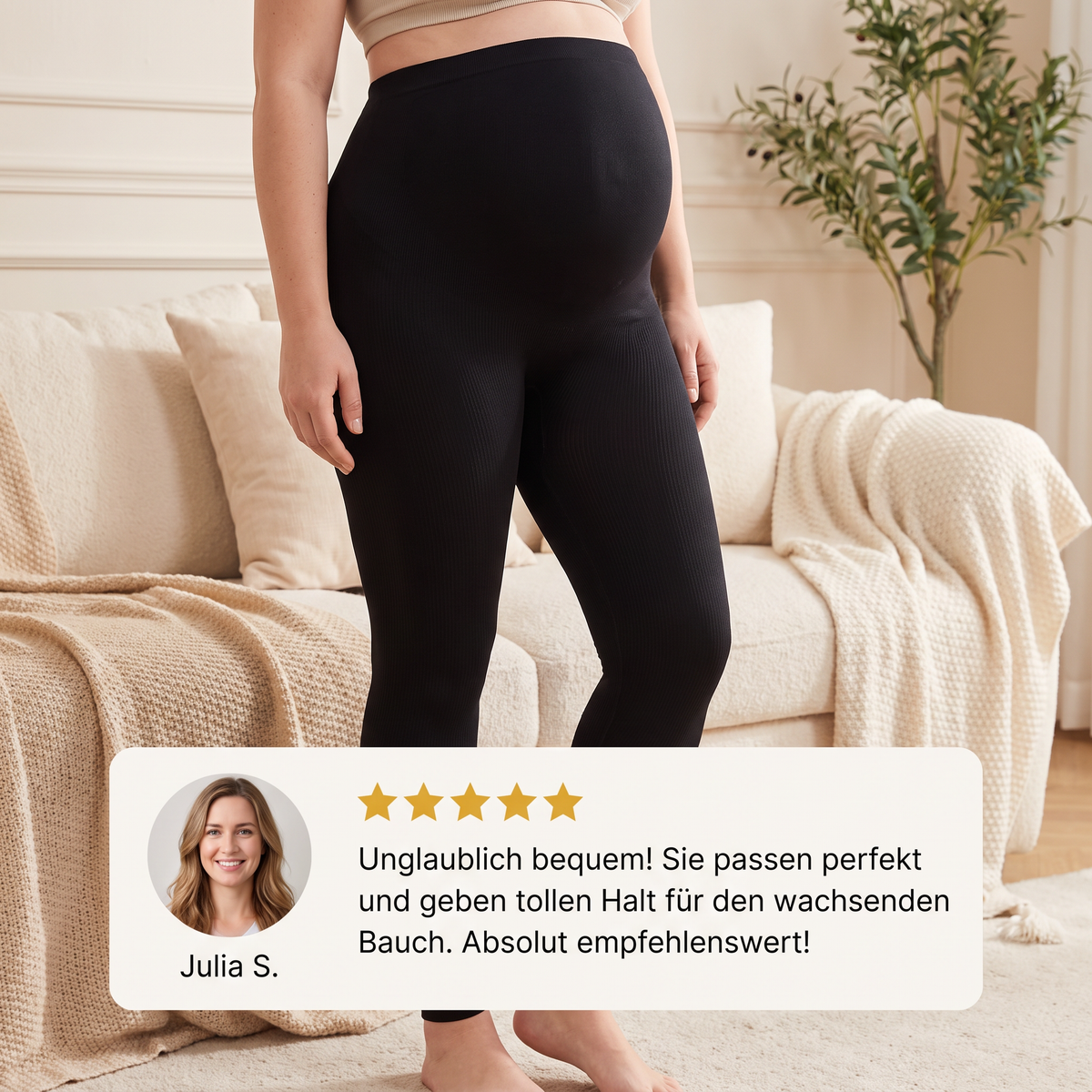 Bequeme Schwangerschaftsleggings