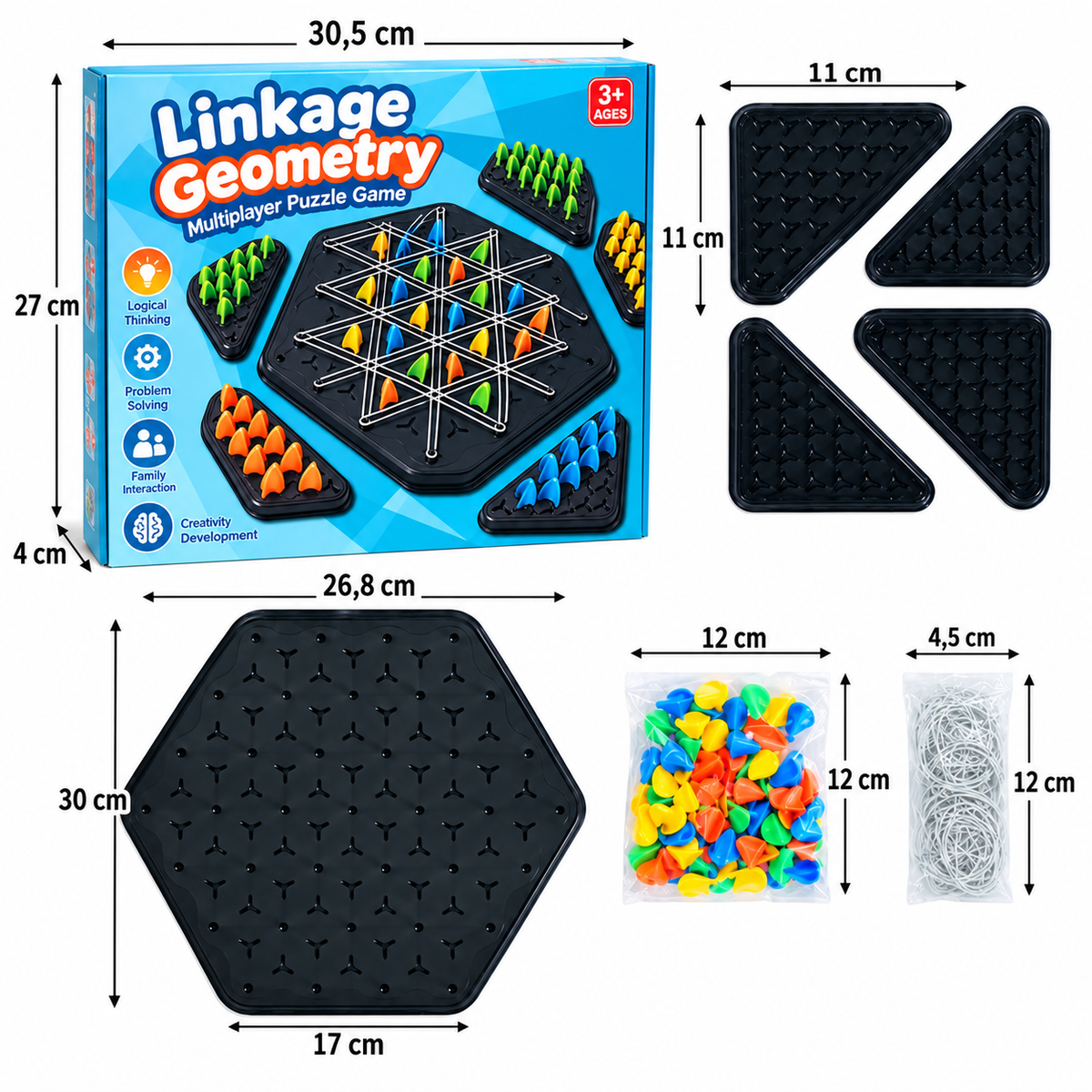Gummiband-Schachpuzzle