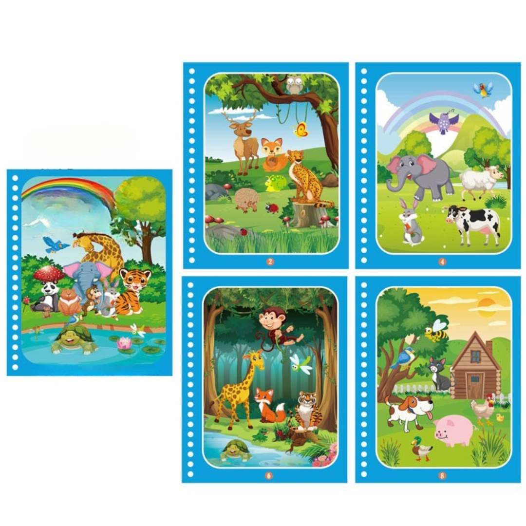 Magisches Wasser Malbuch für Kinder