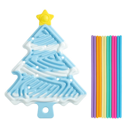 Sensorik-Spielzeug für Kinder im Weihnachtsdesign