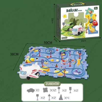PuzzleTrack – Individuell gestaltbare Autorennbahn