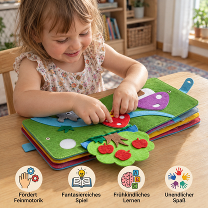 Sensorik-Lernbuch – Montessori-Spaß für Kinder