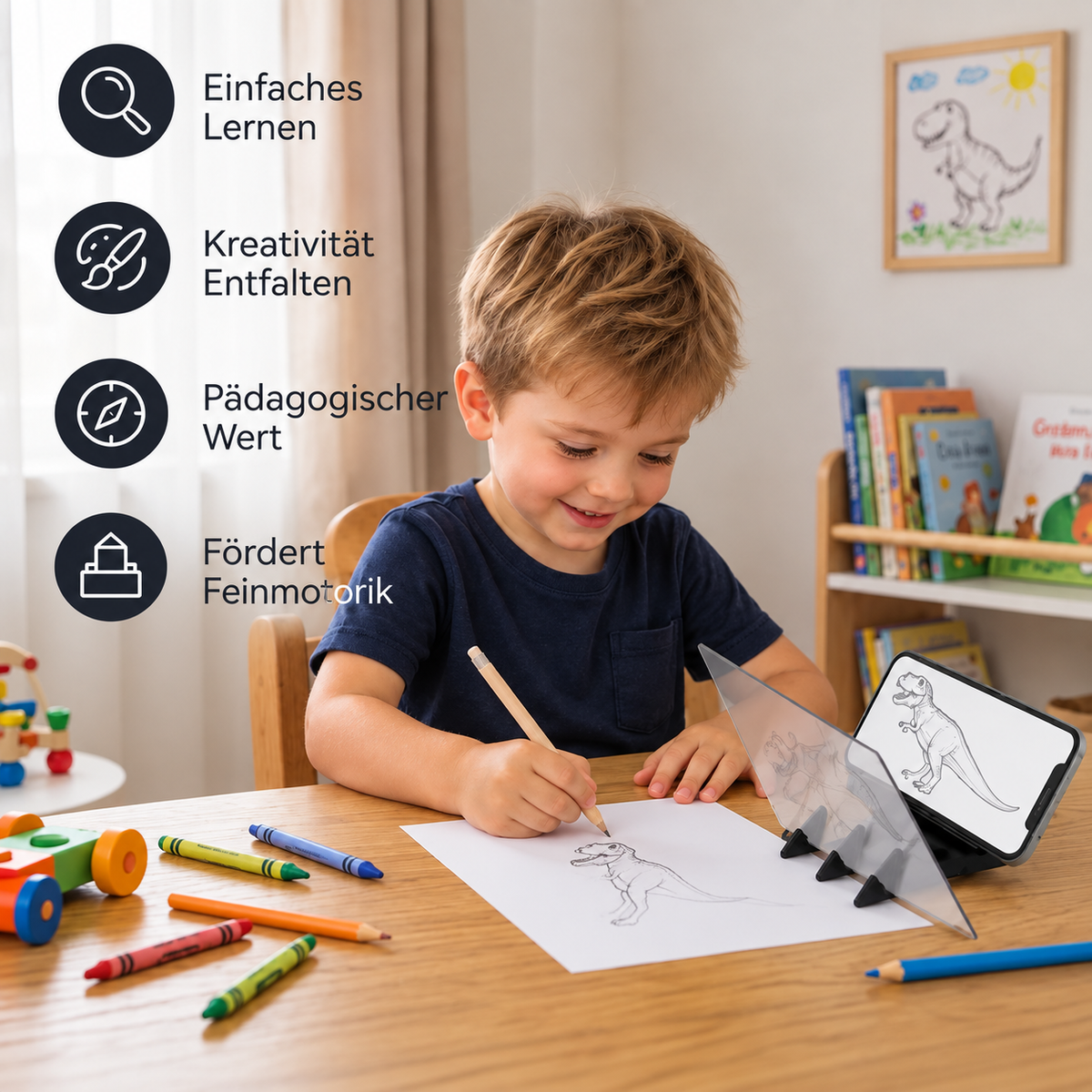 Kreativer Zeichenprojektor – Bringe deine Zeichnungen zum Leben