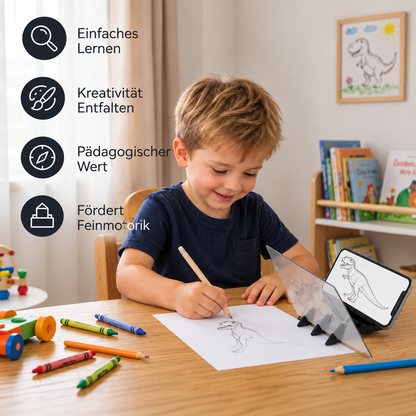 Kreativer Zeichenprojektor – Bringe deine Zeichnungen zum Leben