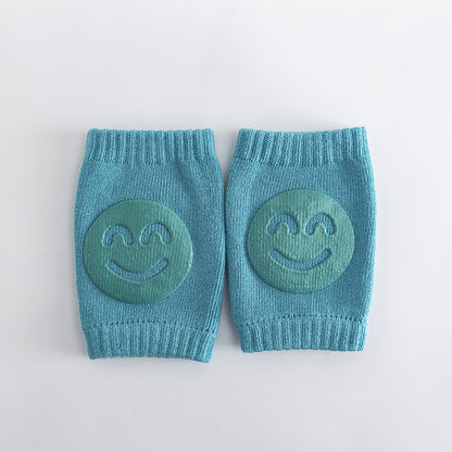 Baby-Krabbel-Knieschoner – Rutschfester Schutz mit Smiley-Design