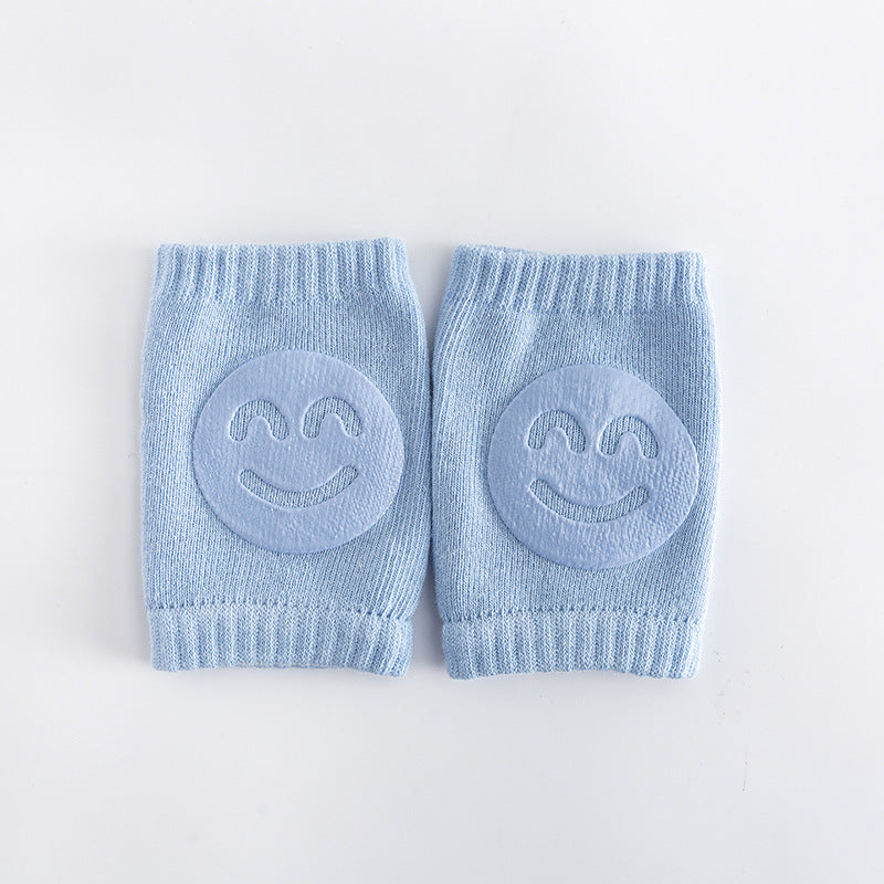 Baby-Krabbel-Knieschoner – Rutschfester Schutz mit Smiley-Design