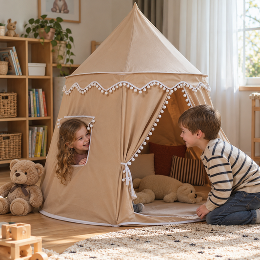 Gemütliches Spielzelt für Kinder – Kuscheliger Rückzugsort zum Lesen & Spielen