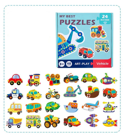 Smarte Puzzlekarten