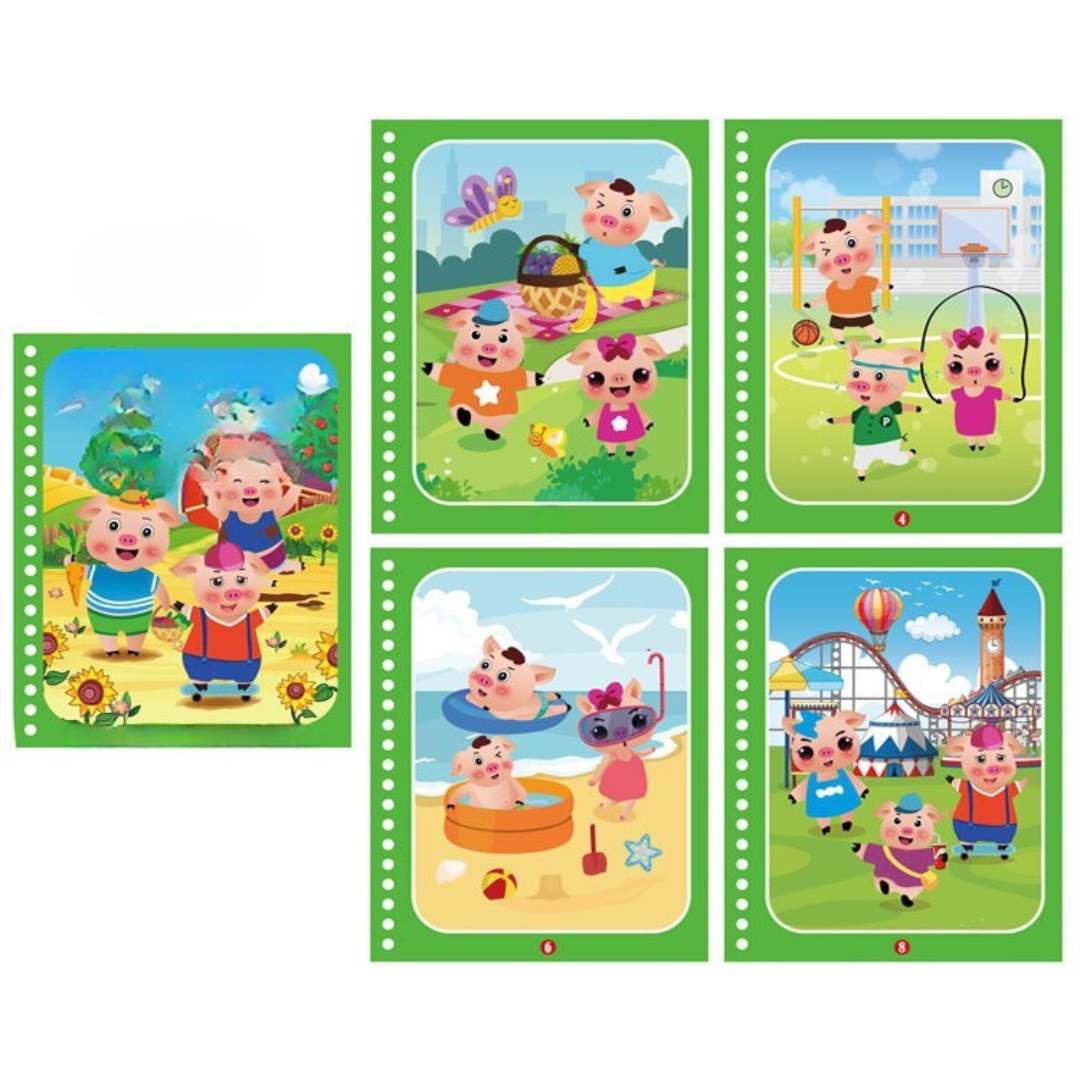 Magisches Wasser Malbuch für Kinder
