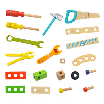 WoodyBox – Montessori-Werkzeugkasten aus Holz