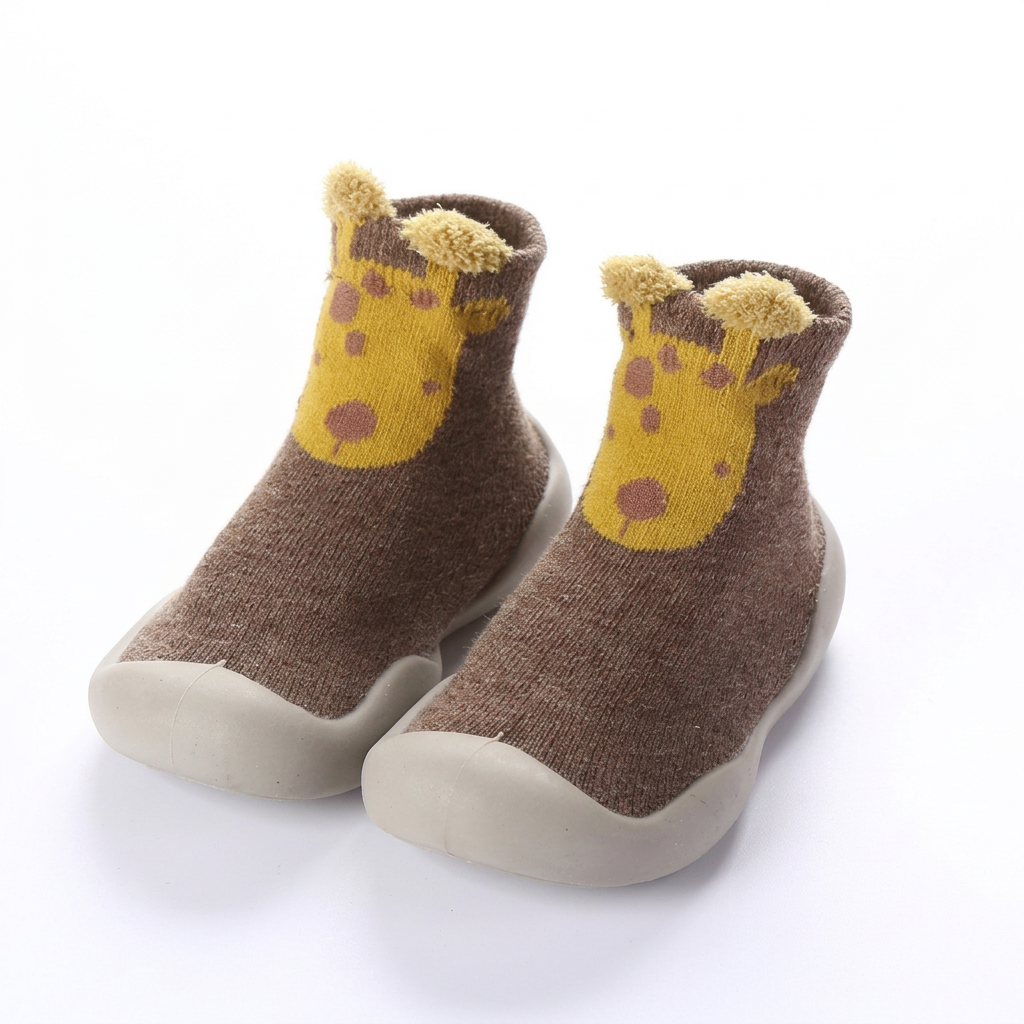 Rutschfeste Sockenschuhe im Tierdesign
