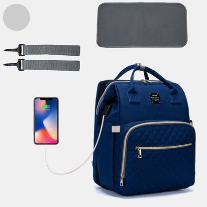 2-in-1-Babyrücksack im eleganten Design