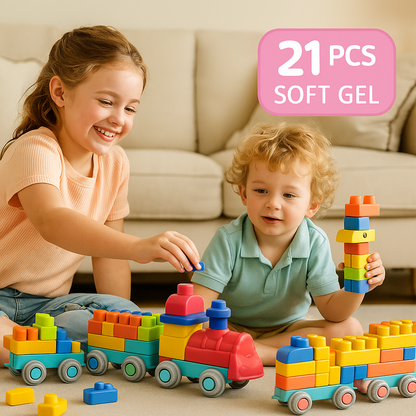 Sichere Gummibausteine für die frühkindliche Förderung