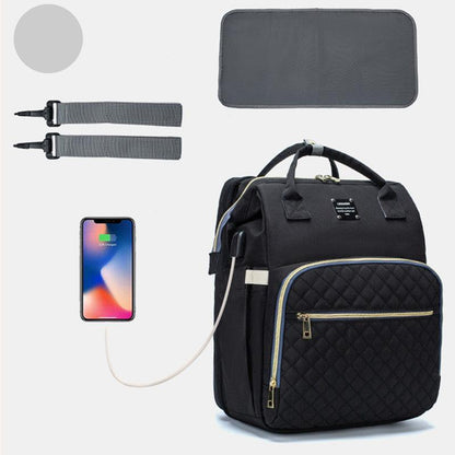 2-in-1-Babyrücksack im eleganten Design