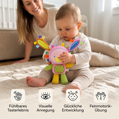 Sensorisches Plüschspielzeug für Babys