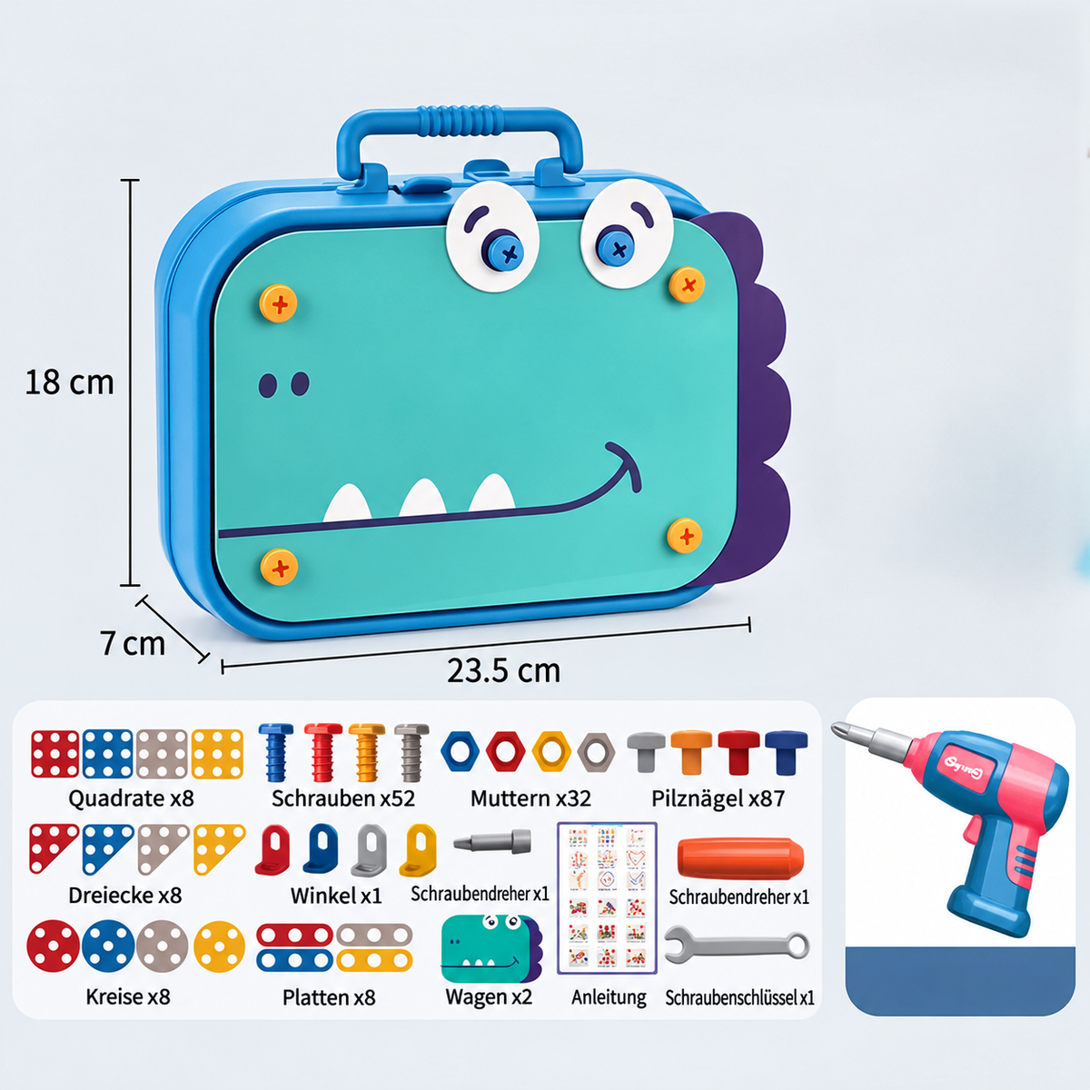 Dino-Baumeister-Konstruktionsset für Kinder