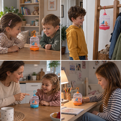 Sprechendes Vogelkäfig-Spielzeug für Kinder