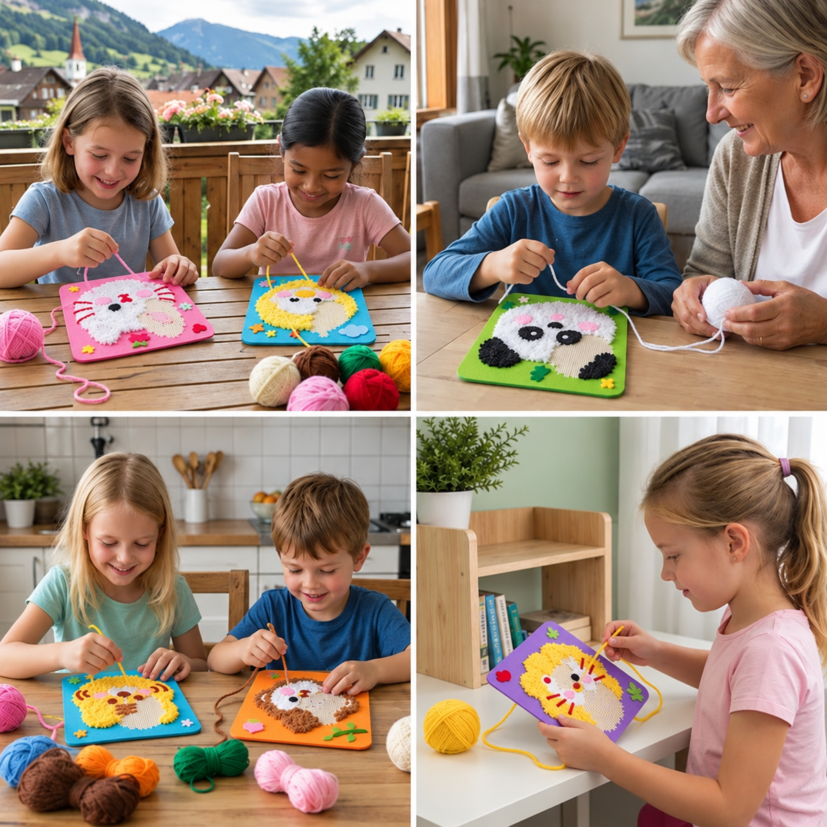 DIY-Stickpuppen-Set zum Sticken