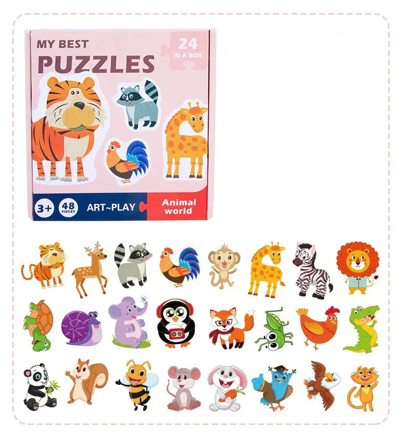 Smarte Puzzlekarten