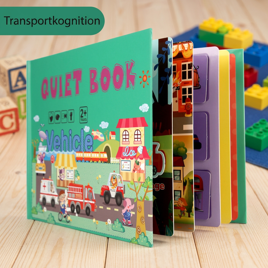 QuietBook – Robustes Montessori-Geschichtenbuch