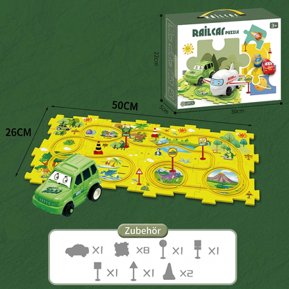 PuzzleTrack – Individuell gestaltbare Autorennbahn