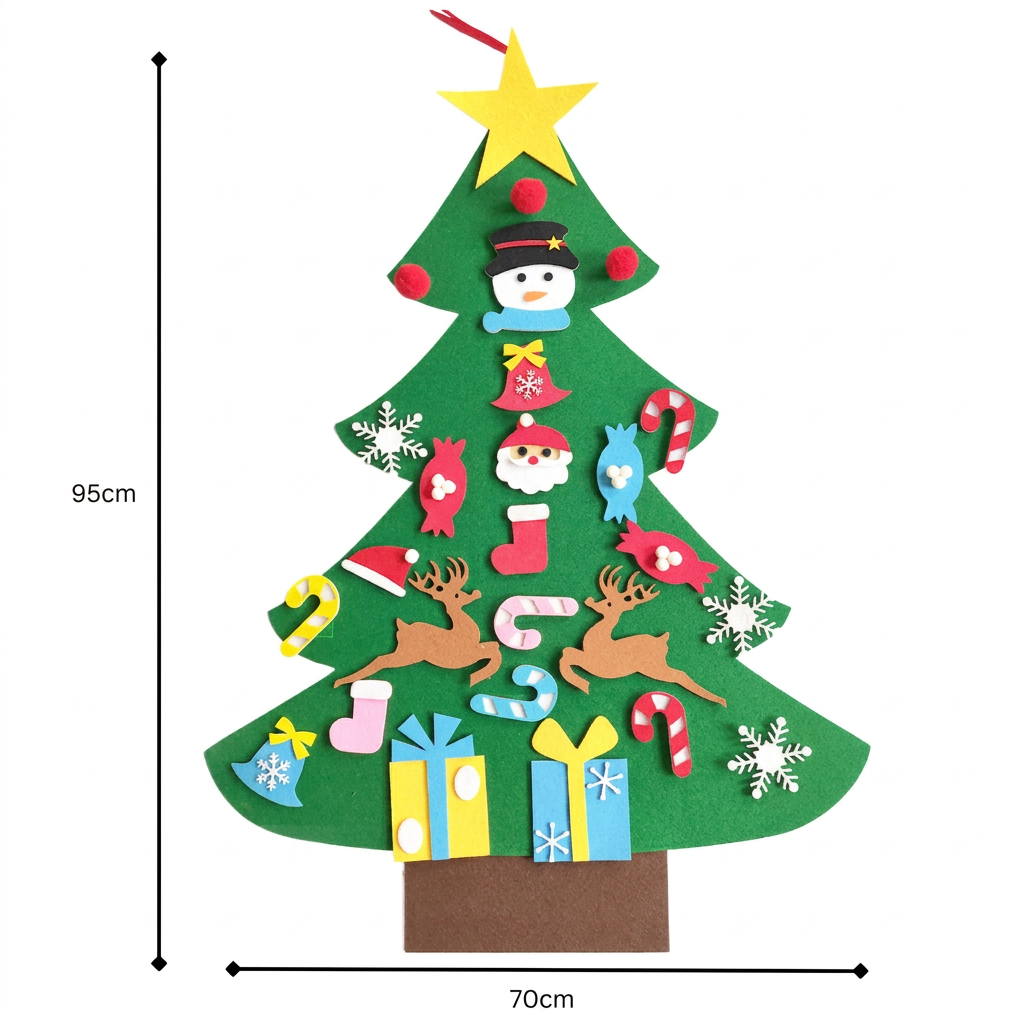 FeltTree – DIY-Weihnachtsbaum für Kinder