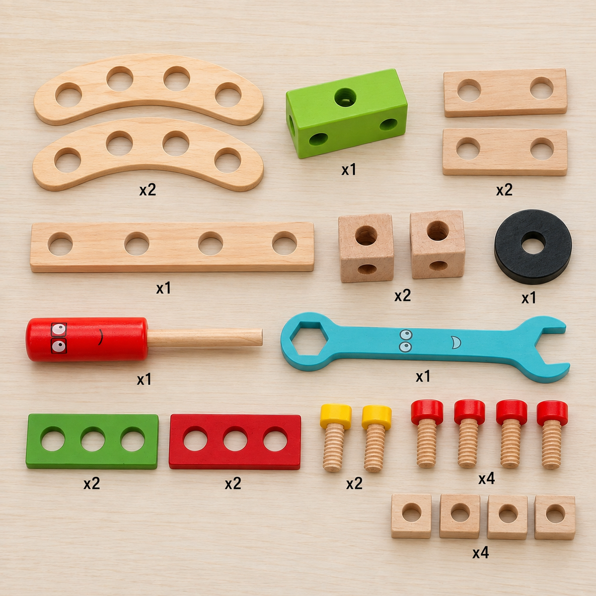 WoodCraft – Lernset für Kinder