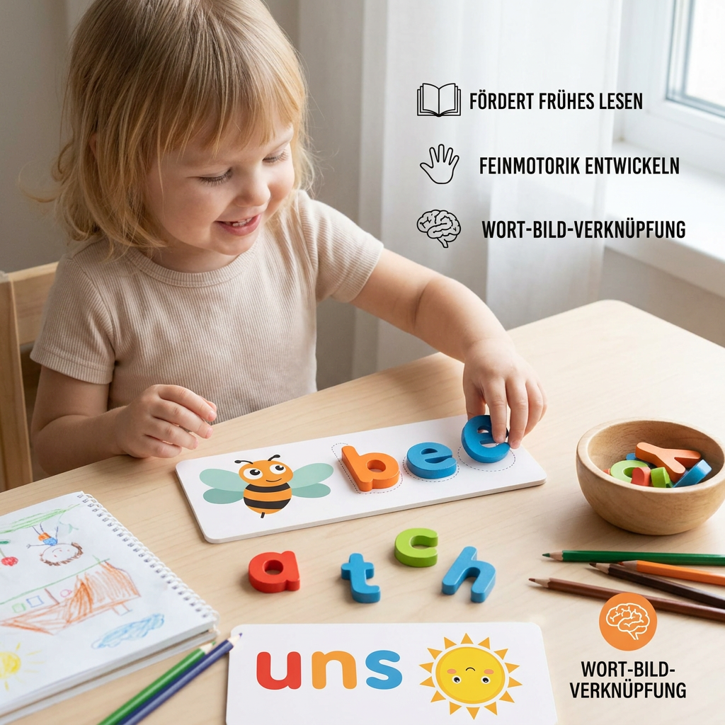 Montessori-Buchstabierspiel