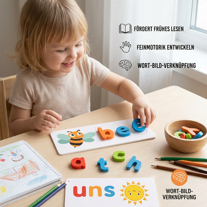 Montessori-Buchstabierspiel