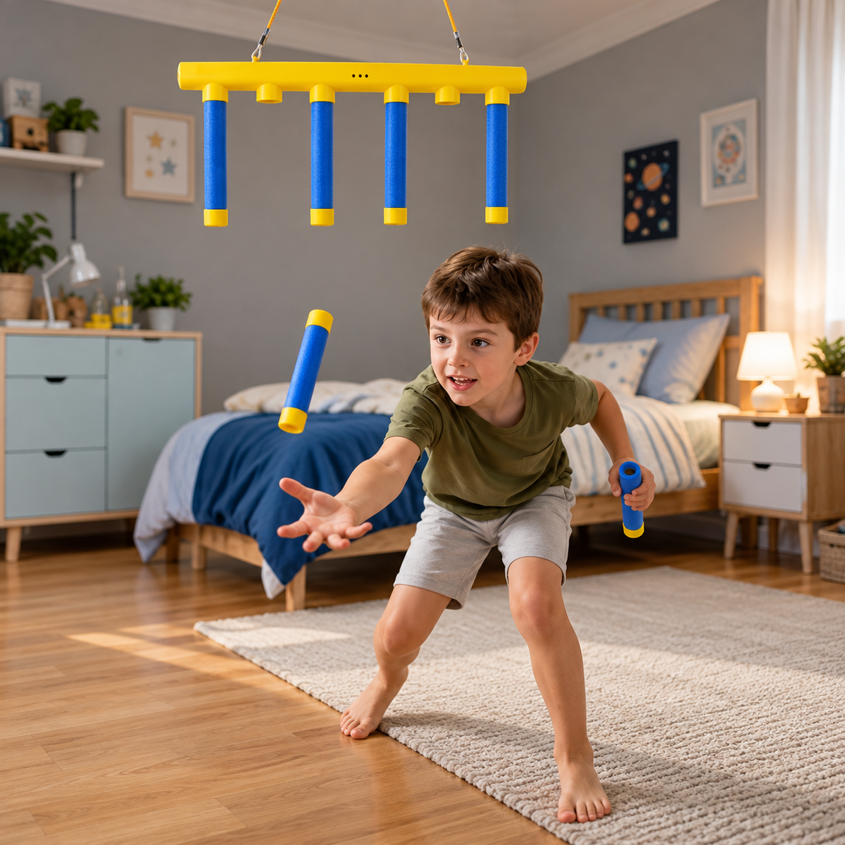 Fallende Stäbchen – Reaktionsspiel für Kinder